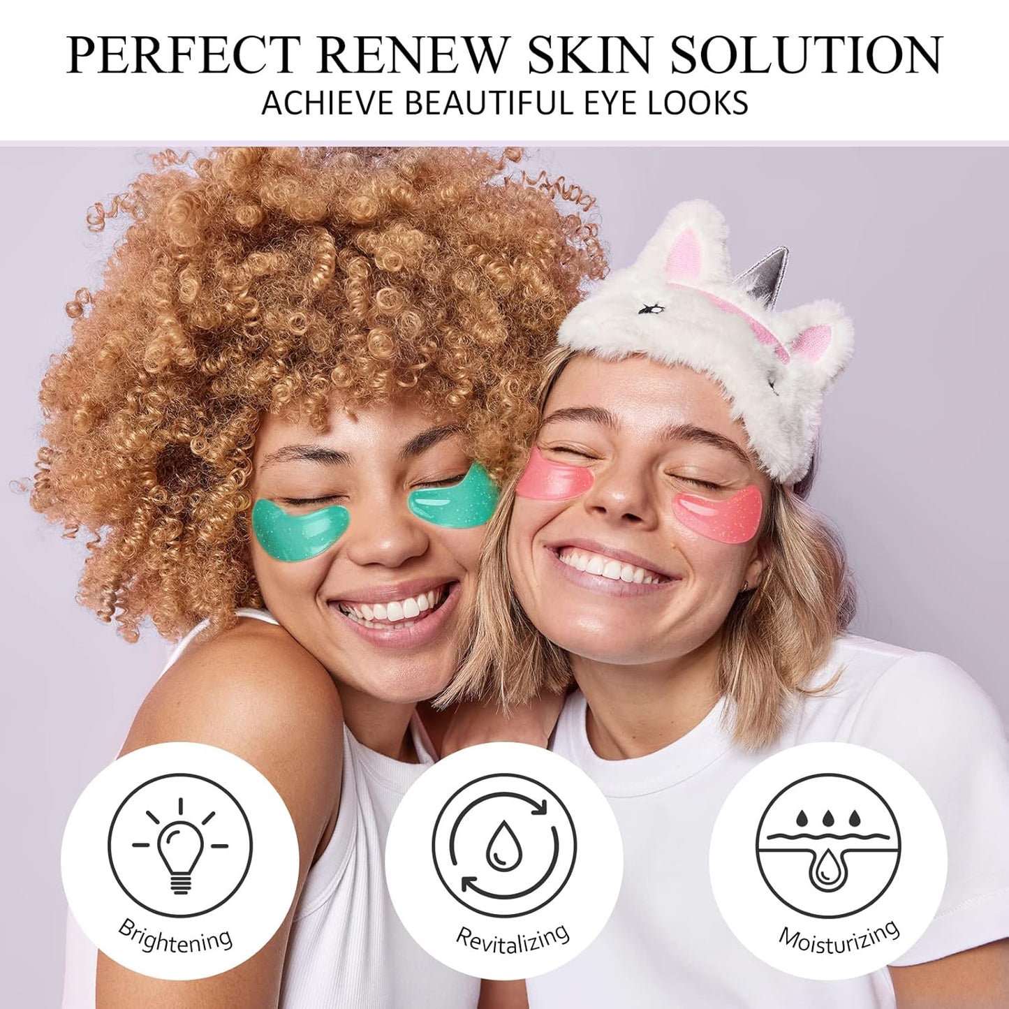 SHVYOG Under Eye Patches (20 Pairs), Under Eye Mask for Dark Circles and Puffiness, Eye Gel Pads for Puffy Eyes, Anti Aging Eye Bags Treatment for Women, Bridesmaid Gifts