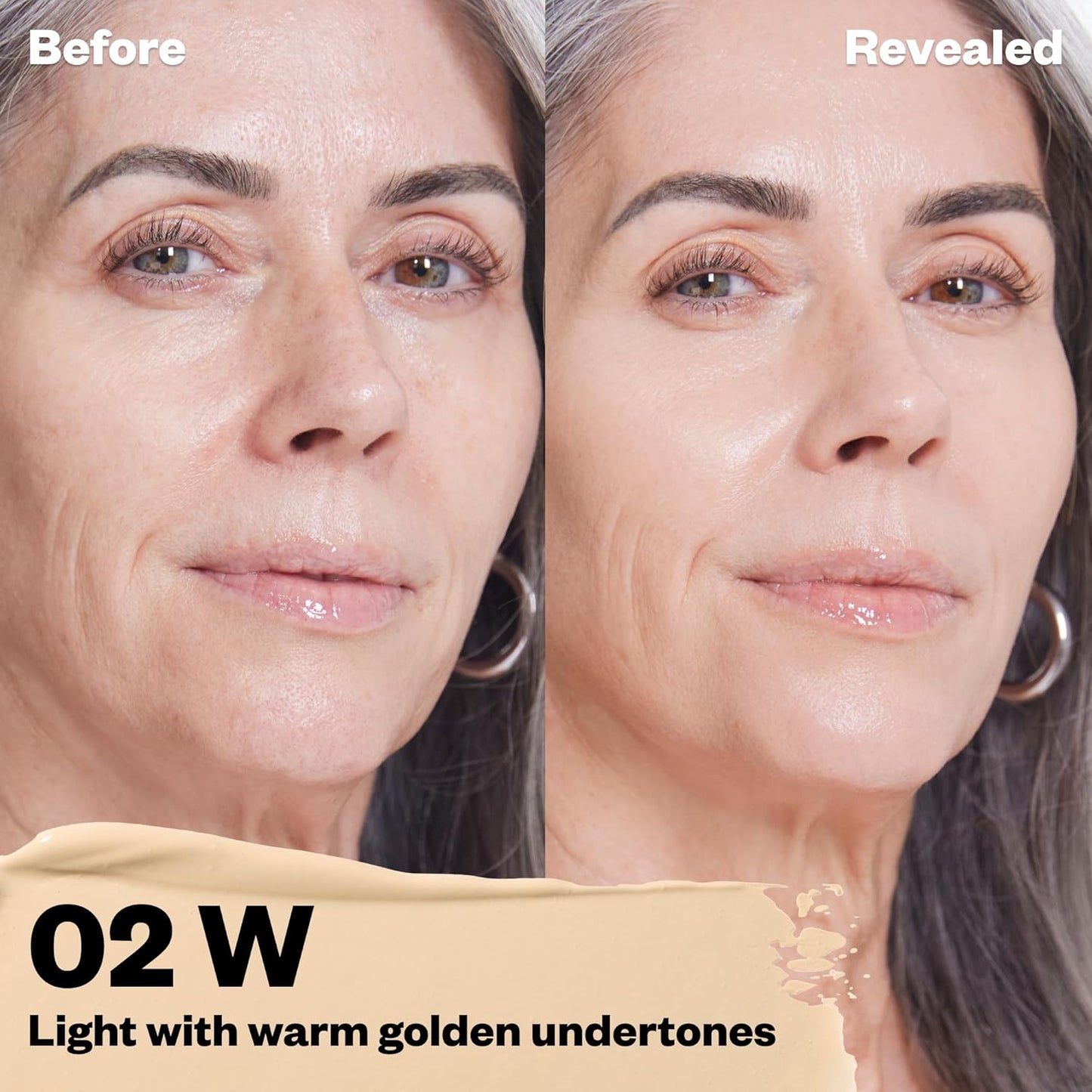 Kosas Revealer Concealer - Medium Coverage Makeup with Hyaluronic Acid, Conceals Dark Circles Under Eyes, Dark Spots and Blemishes + Brightens, Hydrates, Long-Lasting & Vegan, (Tone 02 W)