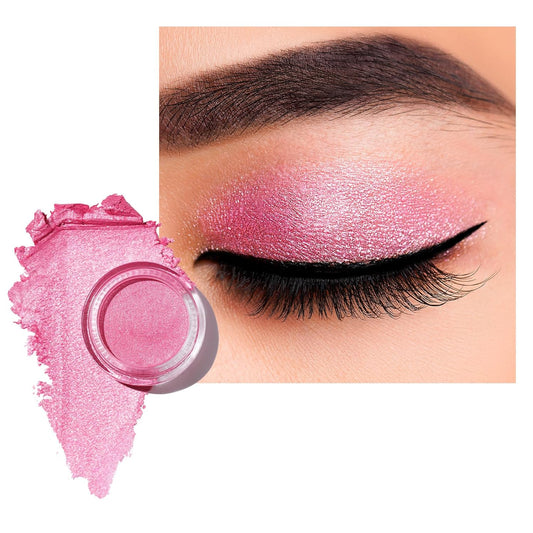 Oulac Pink Cream Eyeshadow also for Highlighter Large Capacity Highly Pigmented Eye Shadow Waterproof &Long Lasting with Moisturizing Formula 11 | alldaygood beauty