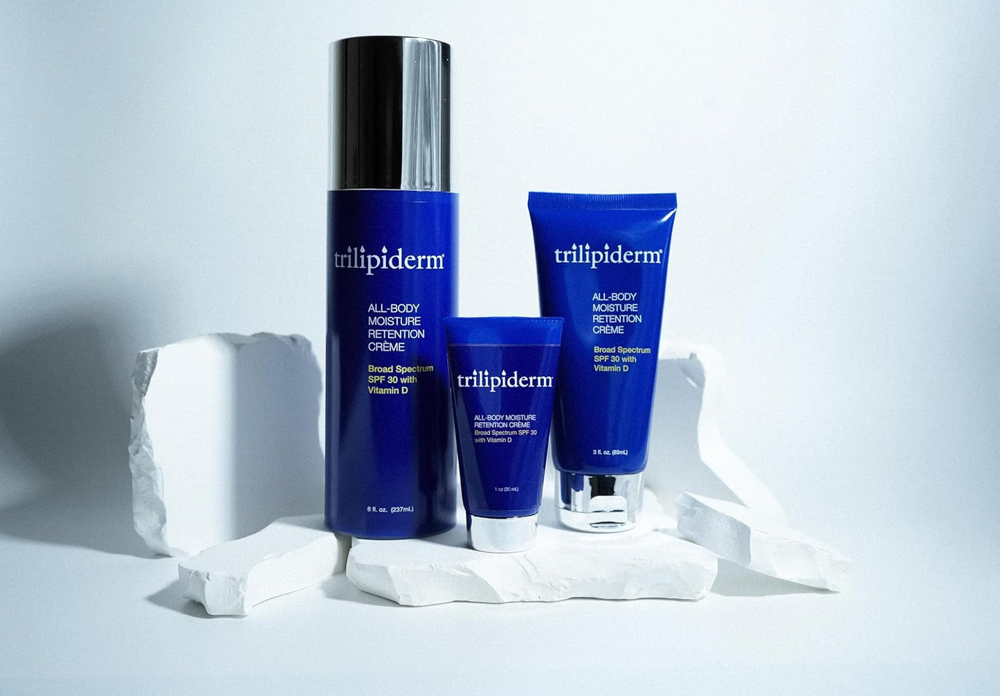 Trilipiderm 3oz TSA Travel Size 6-Pack All-Body Moisturizer with SPF 30 for Body, Face, Hands, & Feet