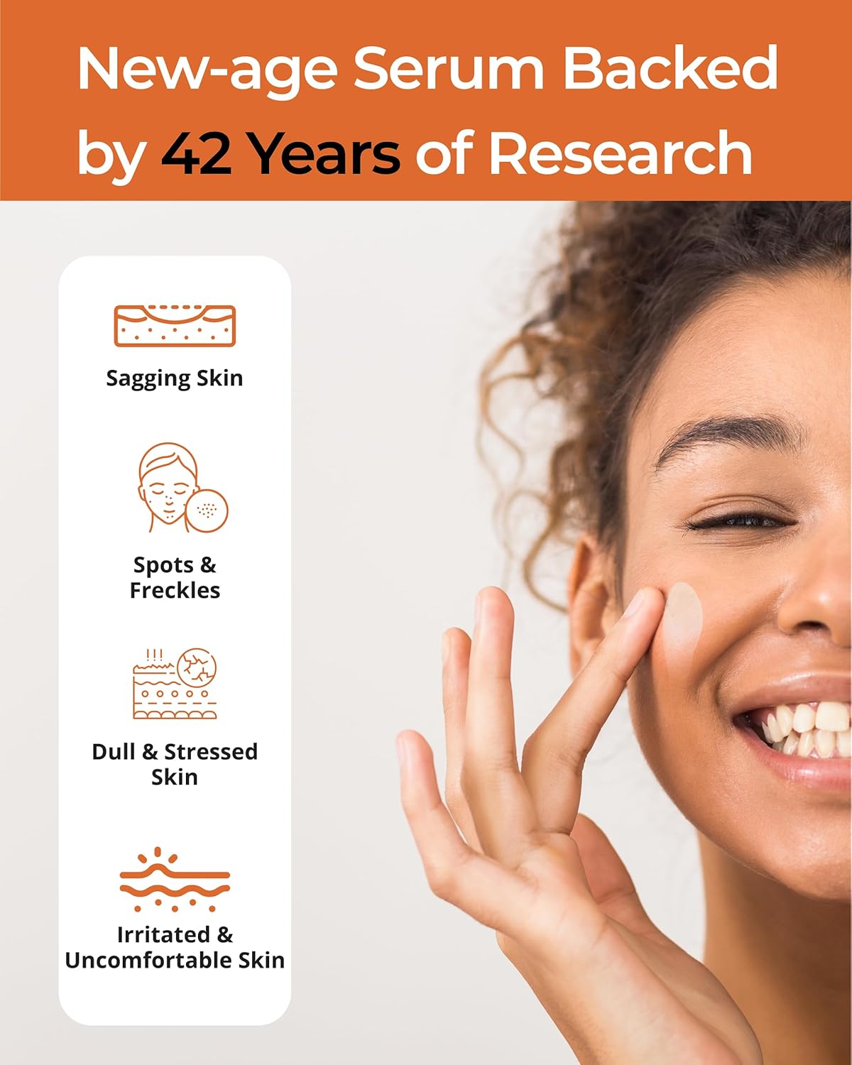 Fusid Serum (1.4fl oz) Serum for Face for Radiance. Dry & Sensitive Skin. Korean Skin Care with Fusiderm, Peptides, Vitamin C.