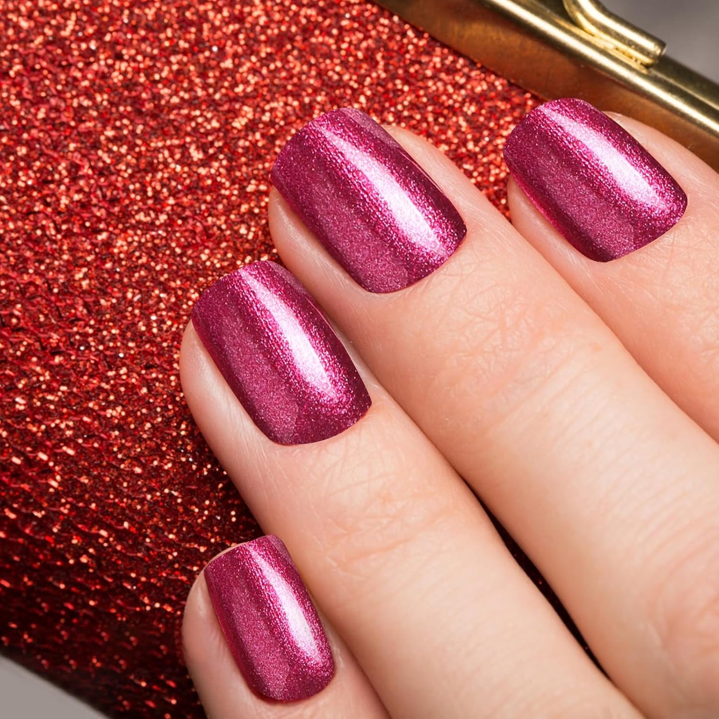 Major Dijit Quick Dry Nail Polish Bright Red Summer Nail Lacquer for Nail Art Regular Nail Polish 0.41 fl oz.