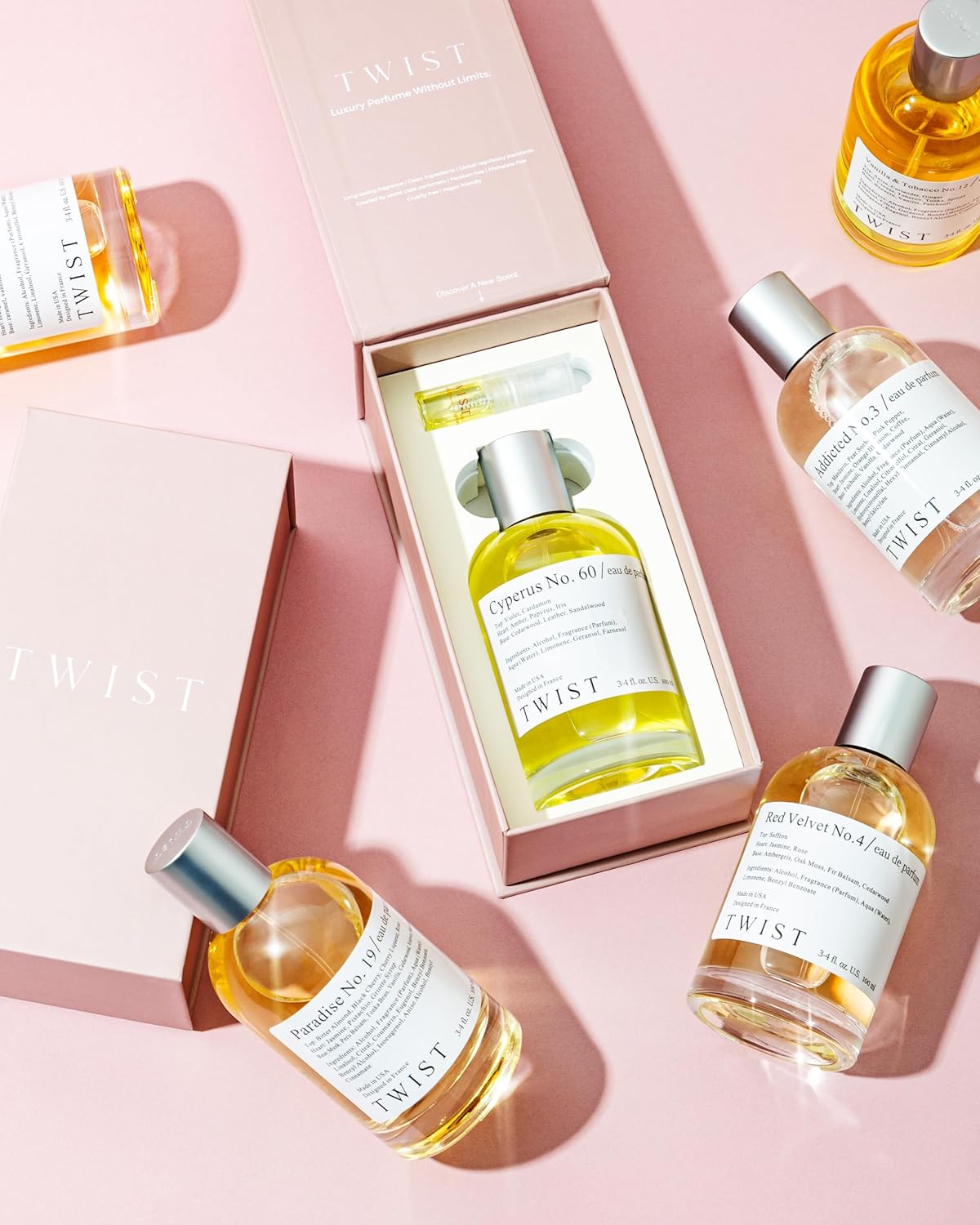 Twist Diamonds No. 92 - Eau De Parfum Inspired by Ver. Bright Crystal EDP, Long-Lasting Perfume For Women, Fruits & Magnolia, Clean Ingredients, Fragrance - Spray 100 ml | 3.4 fl. oz.