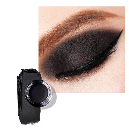 Oulac Matte Eyeshadow - Black Matte Finish Blendable Smokey Eye, Waterproof & Longwear Up to 12H Intense Color for Halloween Makeup, Goth Makeup | alldaygood beauty