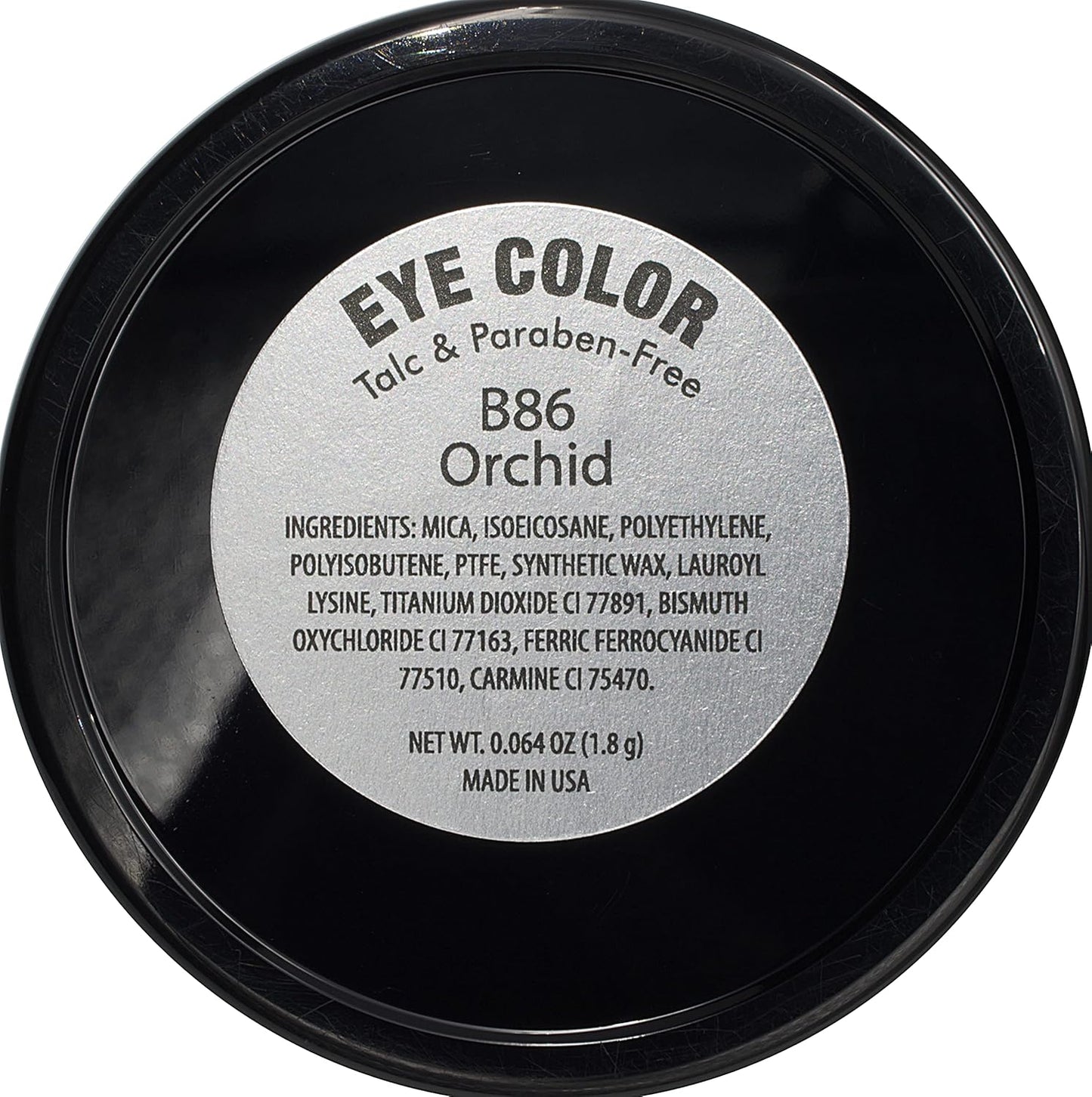 Lavender Orchid Shimmering Purple Violet Satin Pressed Powder Single Vegan Eyeshadow; Talc, Paraben & Cruelty Free