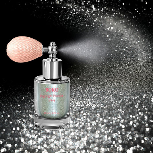 Boko Body Glitter Spray, Glitter Spray for Sparkling Body Face Hair Nail Clothes, Hair Glitter Spray Body Shimmer Powder for Highlighter Makeup Festival Party Concert Rave Accessories | alldaygood beauty