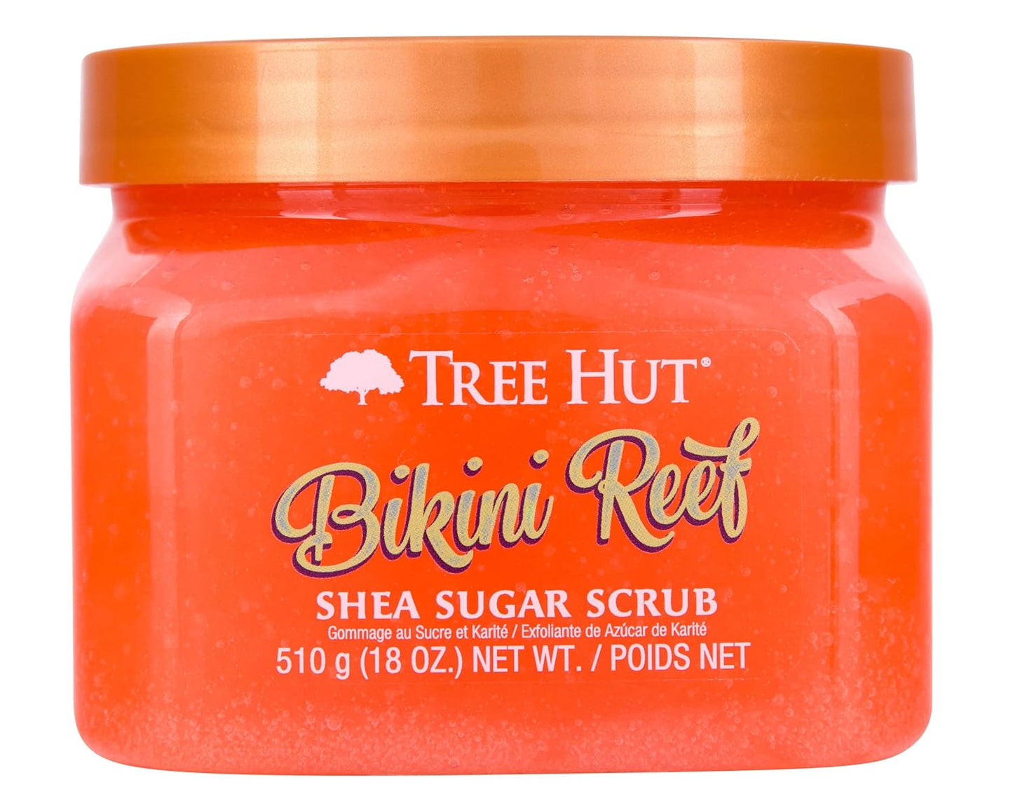 Tree Hut Bikini Reef Shea Sugar Scrub | Exfoliating Body Scrub Removes Dead, Dry Skin for a Soft & Hydrated Feel | Nourishing Essential Body Care | 18 fl oz.