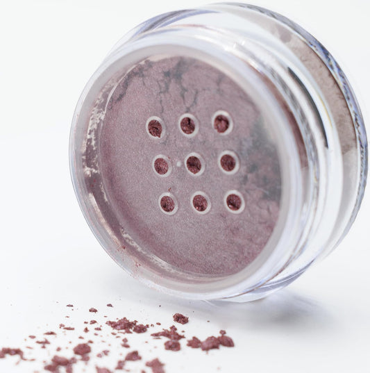 Light Purple Plum Loose Powder Mineral Glitter Single Eyeshadow Dust Pigment Jar Pot, Talc & Paraben Free, No Animal Testing & Cruelty Free | alldaygood beauty
