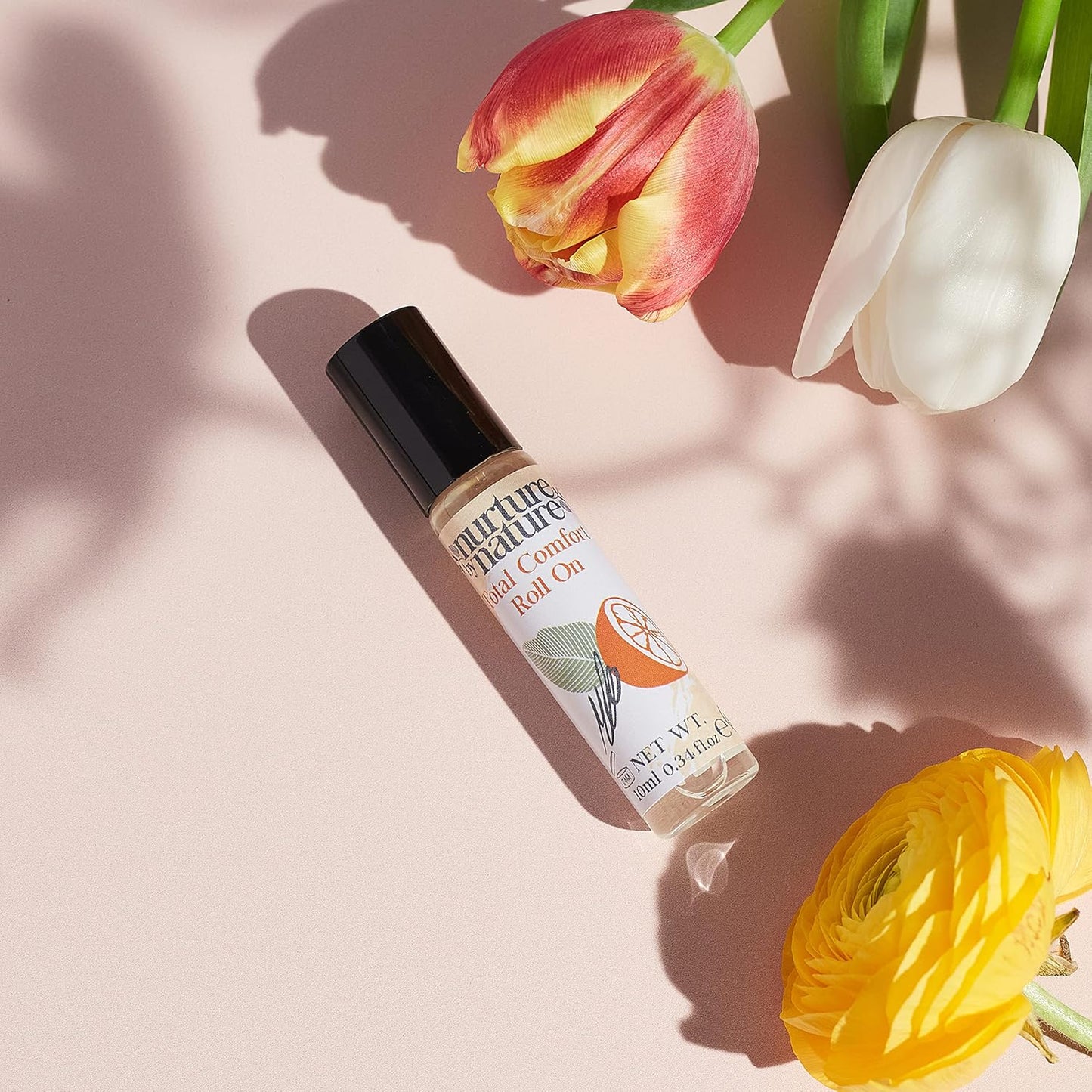 Nurture by Nature's MOMENT FOR MAMA Gift Set, Lavender Pillow Mist, Spa Gift Baskets for Women, 6 Pcs Per Bath Set, Mom Spa Gift Set, Relaxation Kit, Body butter, Shower Oil, Essential Oil Roll on