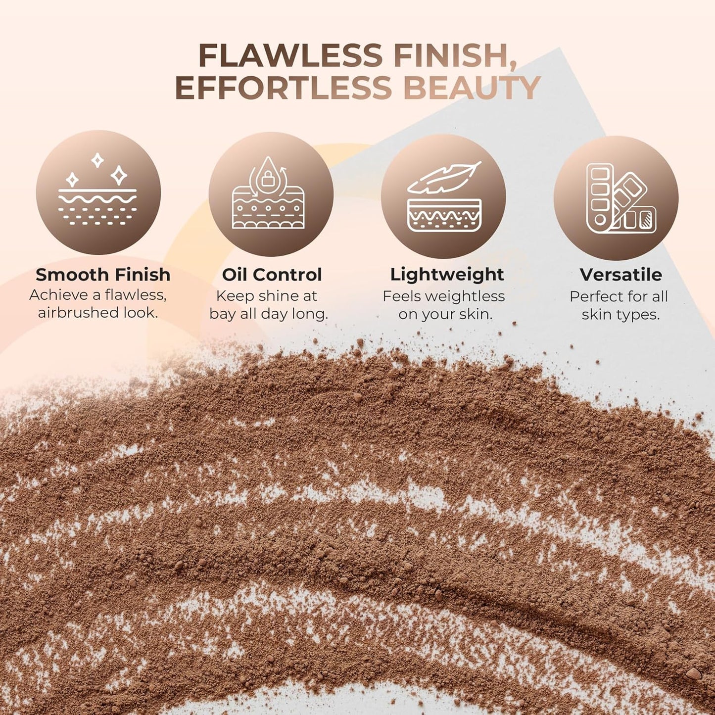 (12 Gram Bag) (EBONY) Foundation Powder Refill By Sweet Face Minerals, Lightweight Mineral Loose Makeup Powder with SPF 20, Full Coverage Flawless Finish, Talc-free, Cruelty-Free, Refillable Pouch