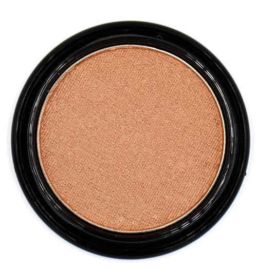 Honeymoon Peach Golden Frosted Dusty Bronze Glam Goddess Brown Shimmer Pressed Powder Single Vegan Eyeshadow; Talc, Paraben & Cruelty Free | alldaygood beauty