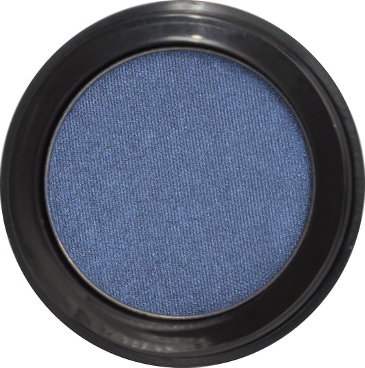 Steel Navy Blue Ice Denim Shimmering Smokey Eye Ocean Grey Pressed Powder Single Vegan Eyeshadow; Talc, Paraben & Cruelty Free | alldaygood beauty