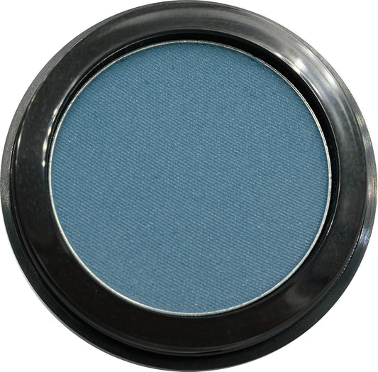 Midnight Matte Deep Navy Blue Pressed Powder Single Vegan Eyeshadow; Talc, Paraben & Cruelty Free | alldaygood beauty