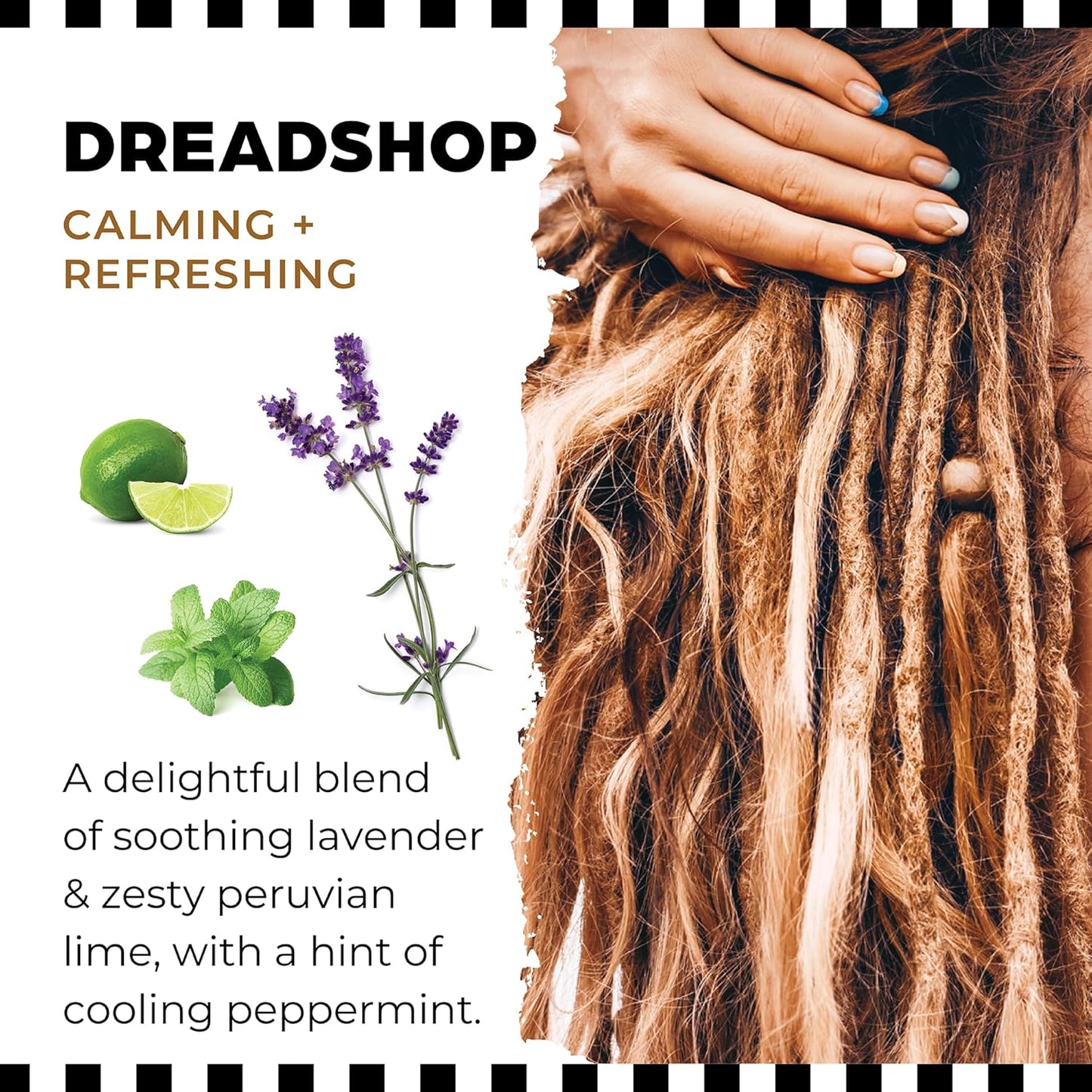 Dollylocks Dreadlock Tightening Spray for Locs - Dreadshop - Strengthen, Tame Frizzy Dreads, Residue-free for Loose Hair, 8oz