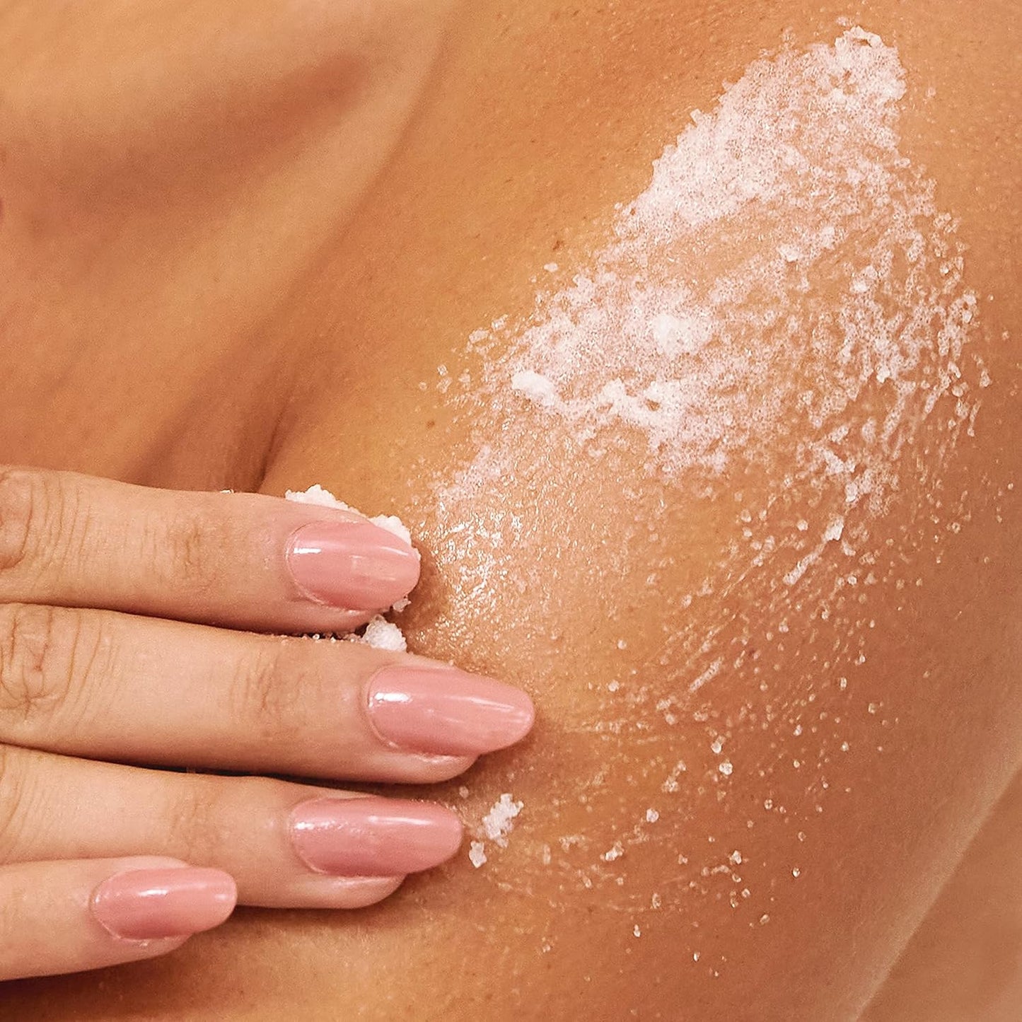 LALICIOUS Extraordinary Sugar Kiss Sugar Scrub, Exfoliating Body Scrub with Coconut Oil & Honey, Moisturizing Body Exfoliator for Glowing Radiant Hydrating Skin, Zero Greasy, No Parabens - 16oz