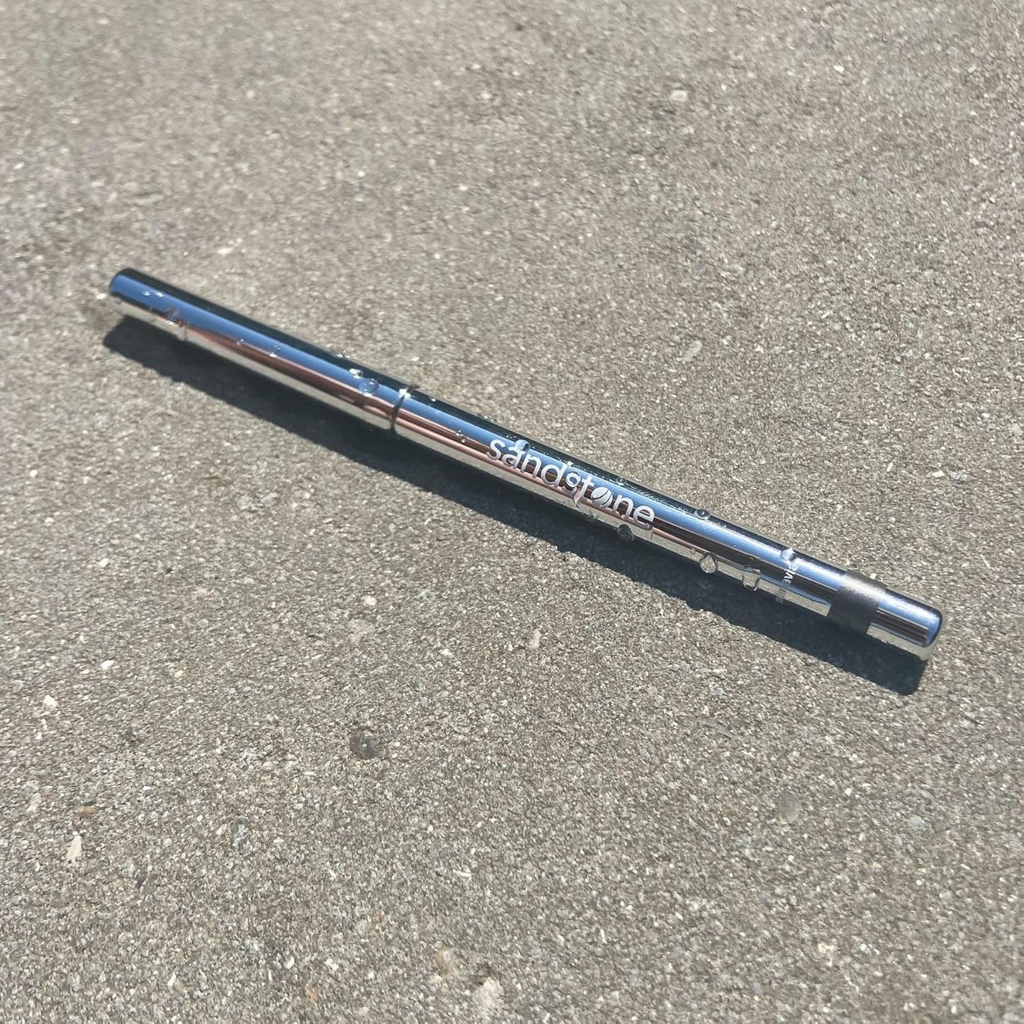 Hypoallergenic Waterproof Eyeliner - Fragrance Free Metallic Eye liner - Vegan and Cruelty Free Eye Pencil - Eyeliner Pencil for Sensitive Eyes (Grey Stone)