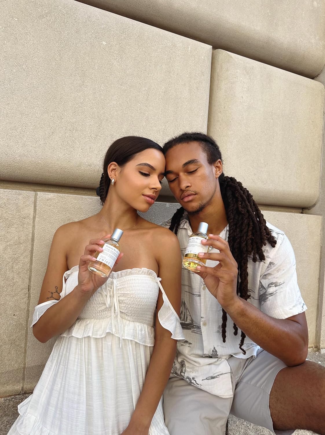 Twist Salt No. 75 - Eau De Parfum Inspired by J. Malone Wood Sage & Sea Salt, Long-Lasting Perfume For Women & Men, Paraben Free, Vegan, Clean Ingredients, Unisex - Spray 100 ml | 3.4 fl. oz.