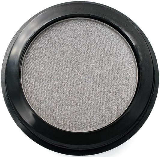 Platinum Silver Shimmering Gray Grey Pewter Pressed Powder Single Vegan Eyeshadow; Talc, Paraben & Cruelty Free | alldaygood beauty