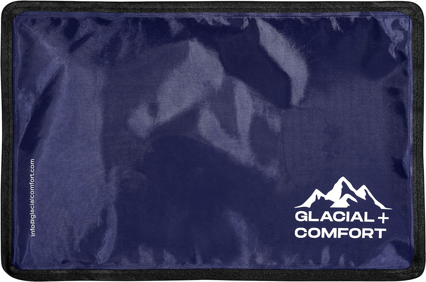 Glacial Comfort Gel Ice Pack for Injuries Reusable - (12" x 8") Cold Pads for Back Pain, Hip, Knee, Shoulder, Muscle Strains, Migraine & Postpartum Recovery with Flex Technology - Compression Pad.